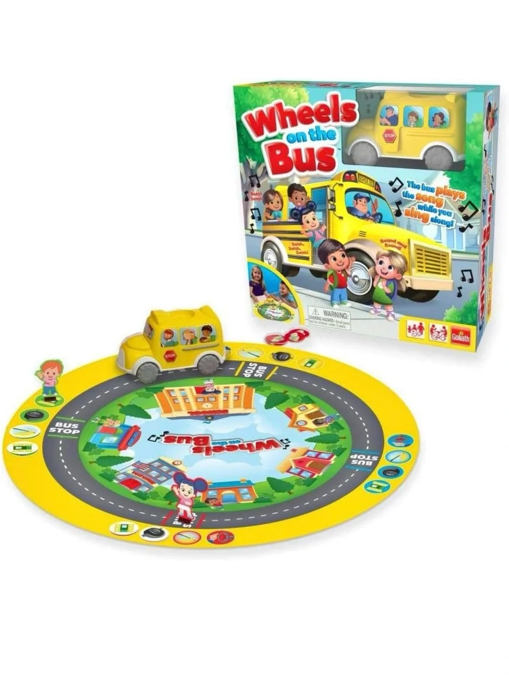 Wheels On The Bus Board Game for Kids — Collect All the Parts of the Bus!